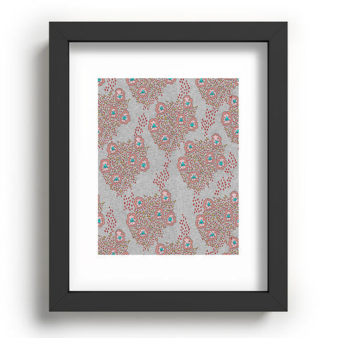 Holli Zollinger Boho Light Floral Recessed Framing Rectangle