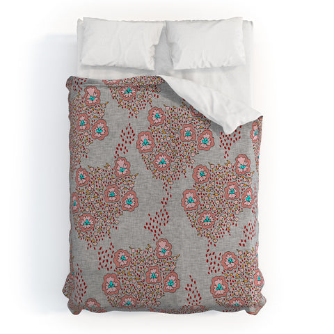 Holli Zollinger Boho Light Floral Duvet Cover