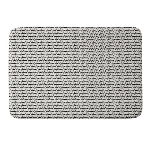 Holli Zollinger BOHO SCALLOP Memory Foam Bath Mat