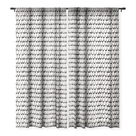 Holli Zollinger BOHO SCALLOP Sheer Window Curtain