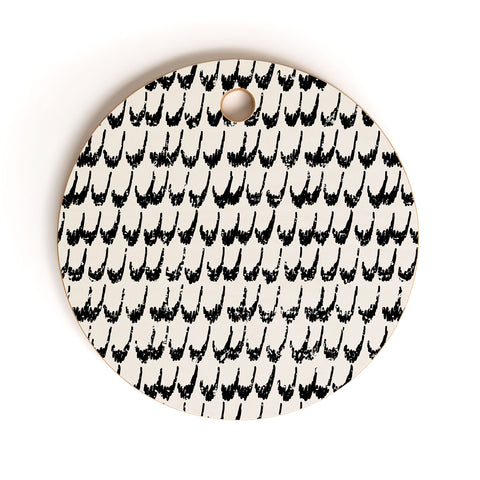 Holli Zollinger BOHO SCALLOP Cutting Board Round