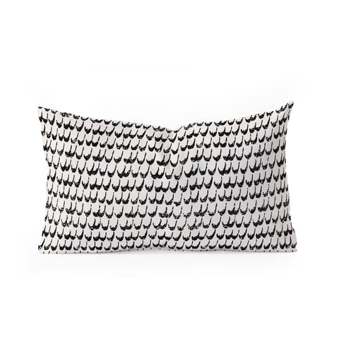 Holli Zollinger BOHO SCALLOP Oblong Throw Pillow