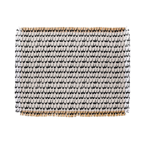Holli Zollinger BOHO SCALLOP Throw Blanket