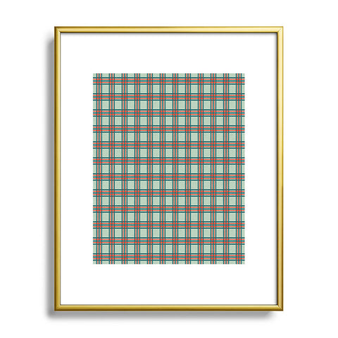 Holli Zollinger Box Plaid Metal Framed Art Print