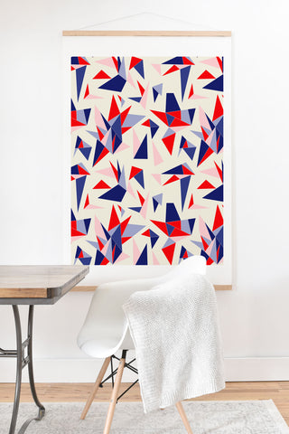Holli Zollinger Bright Origami Art Print And Hanger