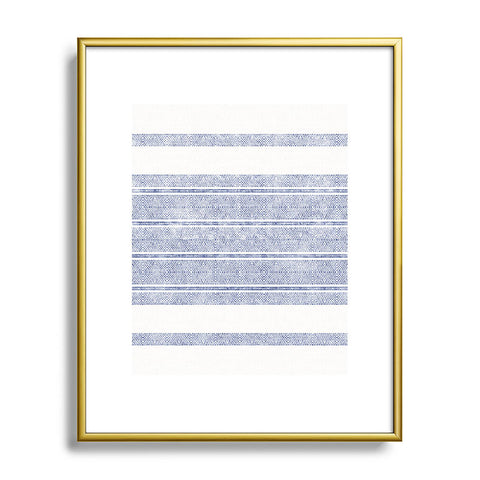 Holli Zollinger CAPRI STRIPES Metal Framed Art Print