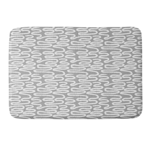 Holli Zollinger CERES ANI GREY Memory Foam Bath Mat