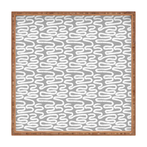 Holli Zollinger CERES ANI GREY Square Tray