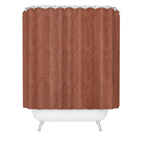 Holli Zollinger CERES MARSALA Shower Curtain