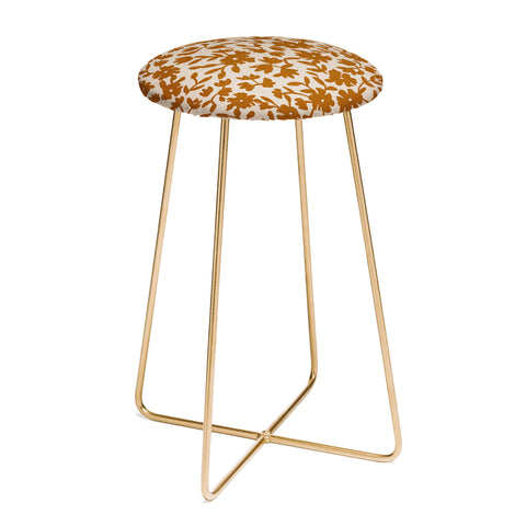 Holli Zollinger CERIE BOUQUET MARIGOLD Counter Stool