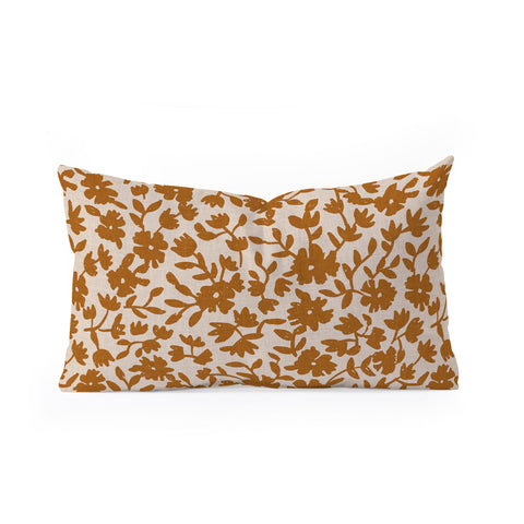 Holli Zollinger CERIE BOUQUET MARIGOLD Oblong Throw Pillow