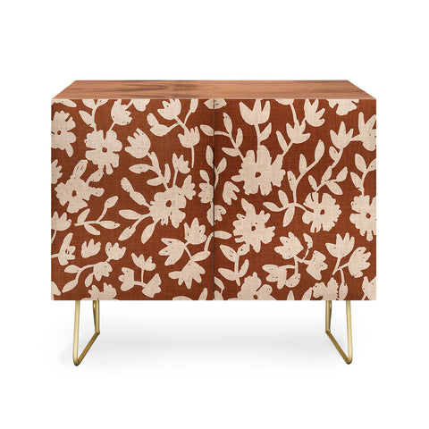 Holli Zollinger CERIE BOUQUET RUST Credenza