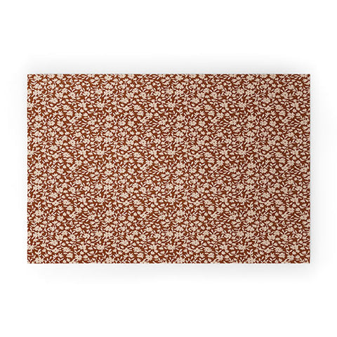 Holli Zollinger CERIE BOUQUET RUST Welcome Mat