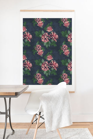 Holli Zollinger CHRYSANTHEMUM TWILIGHT Art Print And Hanger