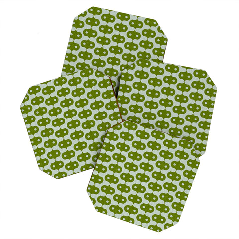 Holli Zollinger Climbing Green Coaster Set