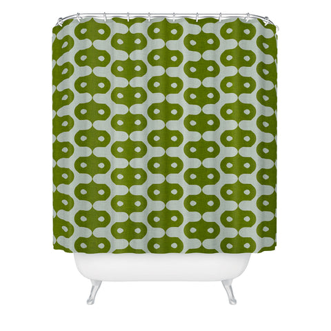 Holli Zollinger Climbing Green Shower Curtain