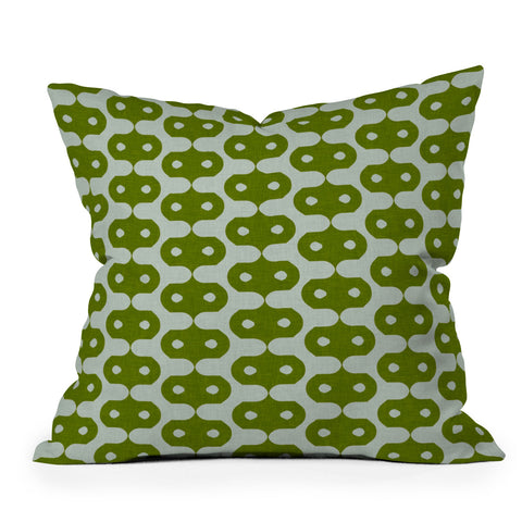 Holli Zollinger Climbing Green Throw Pillow