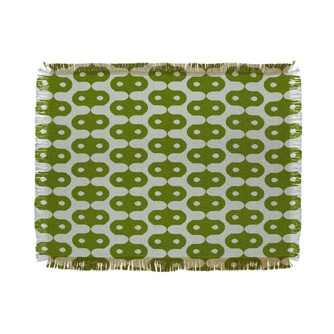 Holli Zollinger Climbing Green Throw Blanket