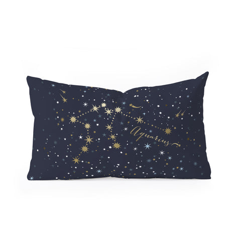 Holli Zollinger CONSTELLATION AQUARIUS Oblong Throw Pillow