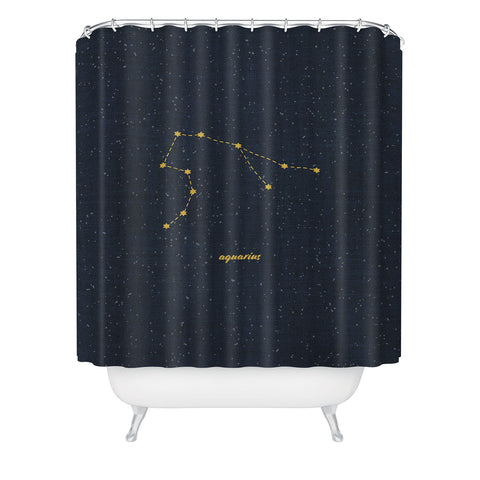 Holli Zollinger CONSTELLATION AQUARIUS Shower Curtain