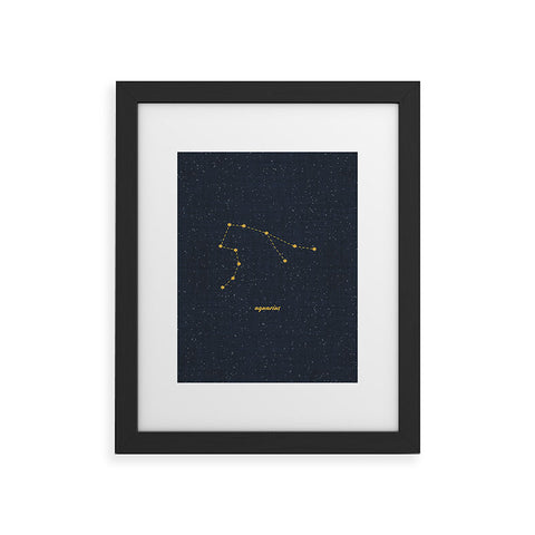Holli Zollinger CONSTELLATION AQUARIUS Framed Art Print