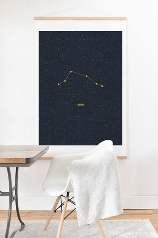 Holli Zollinger CONSTELLATION ARIES Art Print And Hanger