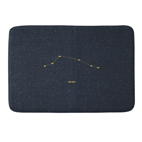 Holli Zollinger CONSTELLATION ARIES Memory Foam Bath Mat