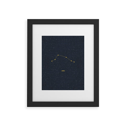 Holli Zollinger CONSTELLATION ARIES Framed Art Print