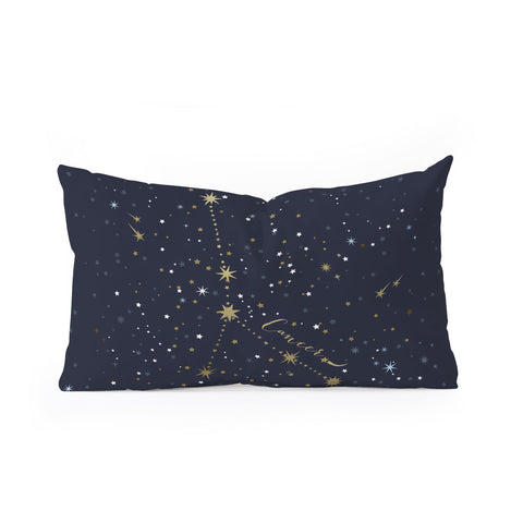 Holli Zollinger CONSTELLATION CANCER Oblong Throw Pillow