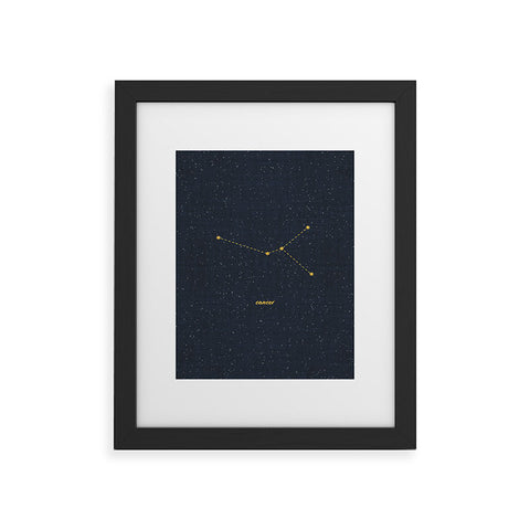 Holli Zollinger CONSTELLATION CANCER Framed Art Print
