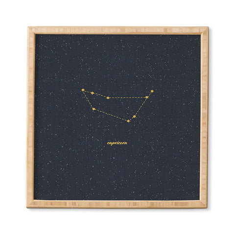 Holli Zollinger CONSTELLATION CAPRICORN Framed Wall Art