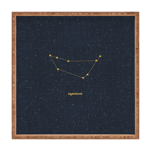 Holli Zollinger CONSTELLATION CAPRICORN Square Tray