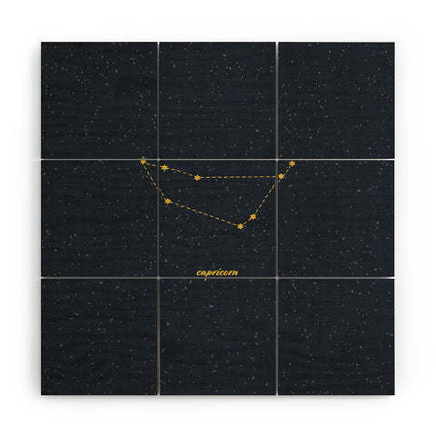 Holli Zollinger CONSTELLATION CAPRICORN Wood Wall Mural