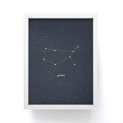 Holli Zollinger CONSTELLATION GEMINI Framed Mini Art Print