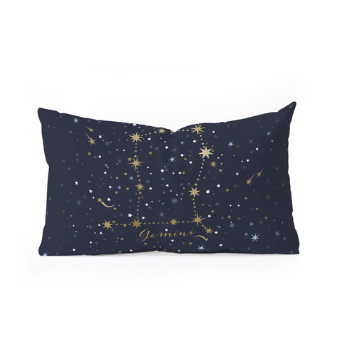 Holli Zollinger CONSTELLATION GEMINI Oblong Throw Pillow
