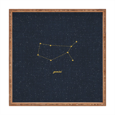 Holli Zollinger CONSTELLATION GEMINI Square Tray