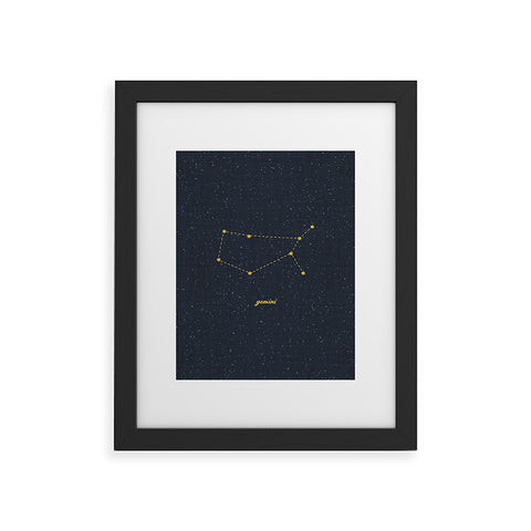 Holli Zollinger CONSTELLATION GEMINI Framed Art Print