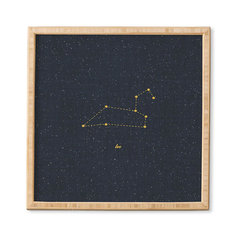 Holli Zollinger CONSTELLATION LEO Framed Wall Art