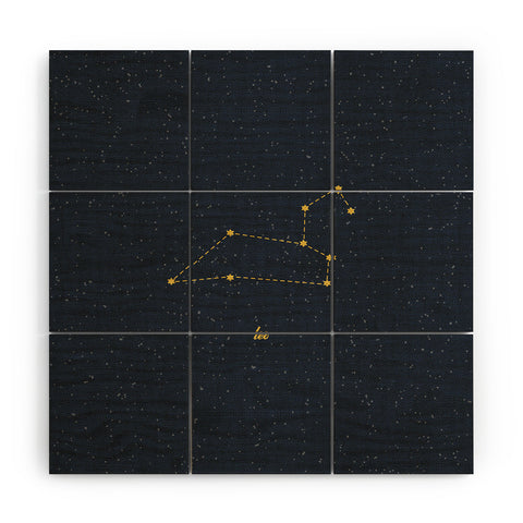 Holli Zollinger CONSTELLATION LEO Wood Wall Mural