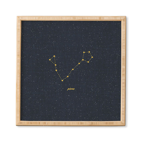 Holli Zollinger CONSTELLATION PISCES Framed Wall Art
