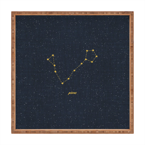 Holli Zollinger CONSTELLATION PISCES Square Tray