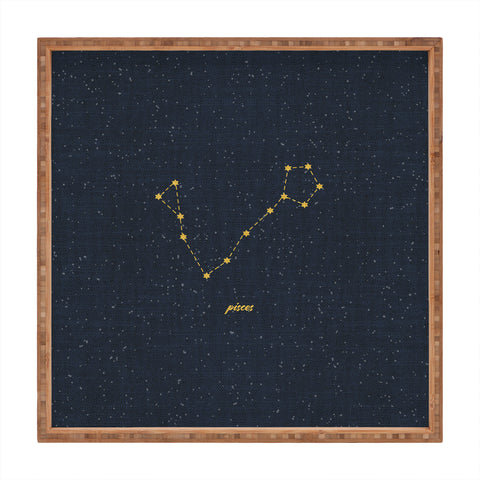 Holli Zollinger CONSTELLATION PISCES Square Tray