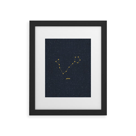 Holli Zollinger CONSTELLATION PISCES Framed Art Print