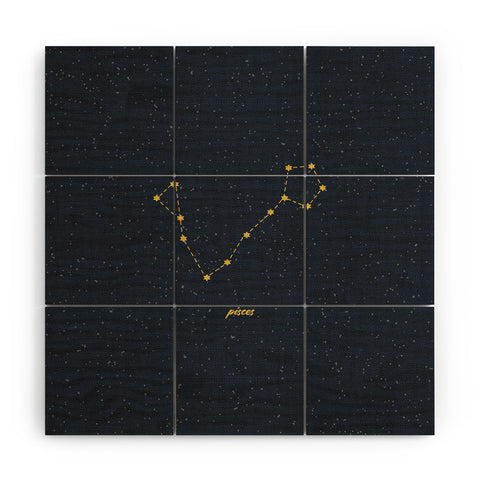 Holli Zollinger CONSTELLATION PISCES Wood Wall Mural