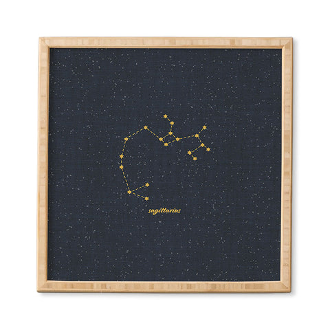 Holli Zollinger CONSTELLATION SAGITTARIUS Framed Wall Art