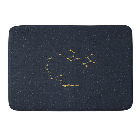 Holli Zollinger CONSTELLATION SAGITTARIUS Memory Foam Bath Mat