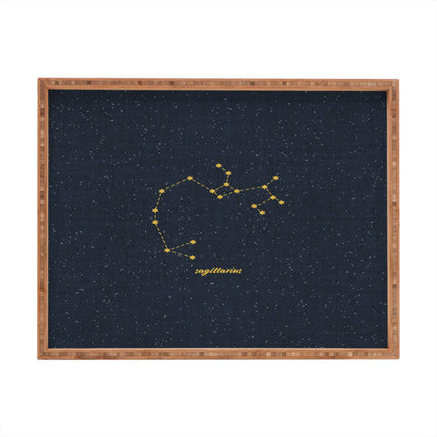Holli Zollinger CONSTELLATION SAGITTARIUS Rectangular Tray
