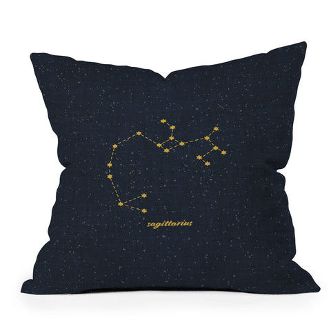 Holli Zollinger CONSTELLATION SAGITTARIUS Throw Pillow