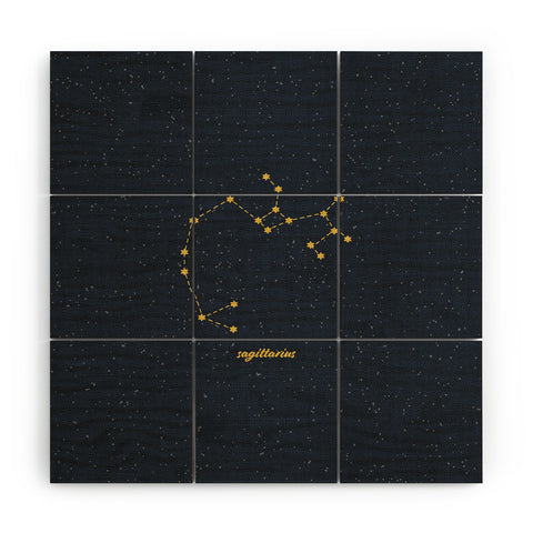 Holli Zollinger CONSTELLATION SAGITTARIUS Wood Wall Mural
