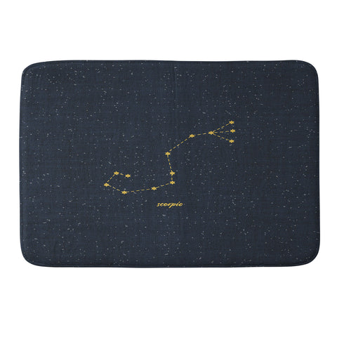 Holli Zollinger CONSTELLATION SCORPIO Memory Foam Bath Mat